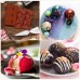Zoyomax 3Pcs Sphere Silicone Mold, Semi Sphere Chocolate Bomb Molds, BPA Free Sphere Dome Molds Set for Cocoa Bombs, Cake, Jelly, Pudding,Dome Mousse,Handmade Soap Non-Stick 