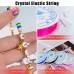 Zoyomax 4000 Pcs Clay Beads 6mm 20 Colors Flat Round Polymer Clay Spacer Beads with Pendant Charms Kit and 4 Roll Elastic Strings for DIY Jewelry Making Bracelets Necklace 