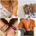 Zoyomax 4000 Pcs Clay Beads 6mm 20 Colors Flat Round Polymer Clay Spacer Beads with Pendant Charms Kit and 4 Roll Elastic Strings for DIY Jewelry Making Bracelets Necklace 