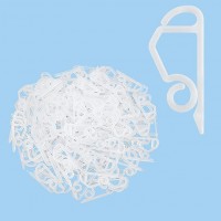 Zoyomax 150 Pcs Christmas Light Clips, Gutter Clips for Hanging Outdoor Lights Outdoor Gutter Hooks Weatherproof Holiday Light Clips for Xmas Decoration Outside String Lights